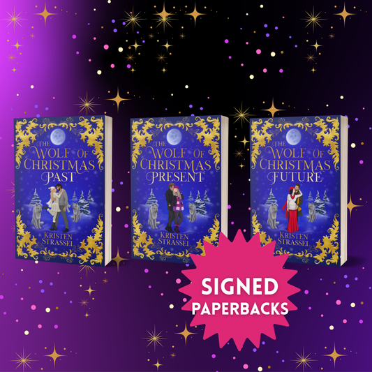 Three Wolves for Christmas SIGNED Paperback Bundle